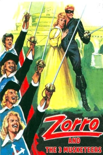 Zorro and the Three Musketeers Poster of Zorro and the Three Musketeers