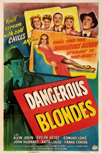Dangerous Blondes Poster of Dangerous Blondes