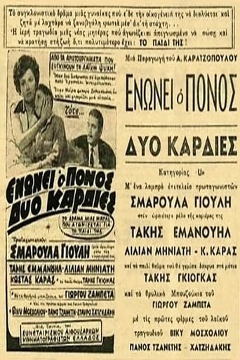 Ενώνει ο πόνος δυο καρδιές Poster of Ενώνει ο πόνος δυο καρδιές