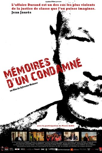 Mémoires d'un condamné Poster of Mémoires d'un condamné