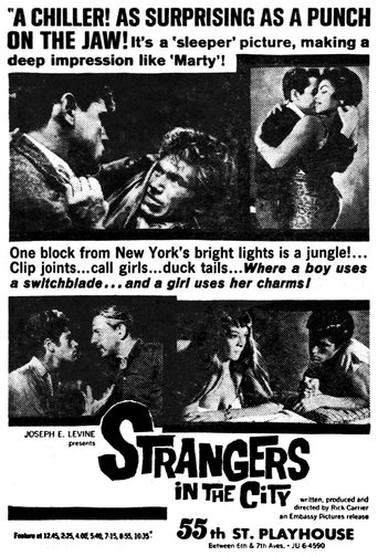 Strangers in the City Poster of Strangers in the City