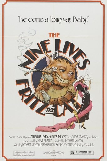 The Nine Lives of Fritz the Cat Poster of The Nine Lives of Fritz the Cat