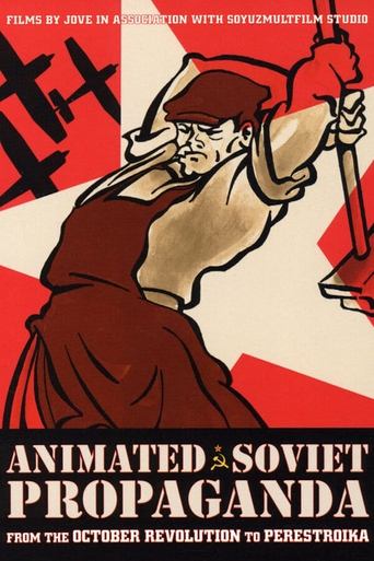 Animated Soviet Propaganda Poster of Animated Soviet Propaganda