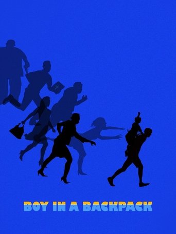 Boy in a Backpack Poster of Boy in a Backpack