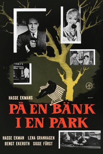 On a Bench in a Park Poster of On a Bench in a Park