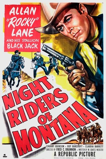 Night Riders of Montana Poster of Night Riders of Montana