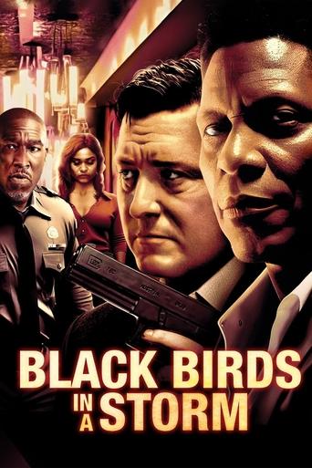 Black Birds in a Storm Poster of Black Birds in a Storm