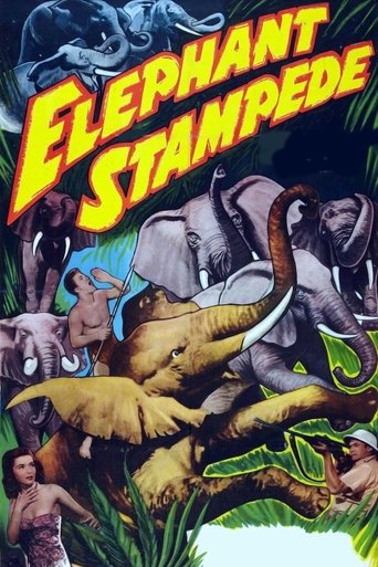 Elephant Stampede Poster of Elephant Stampede