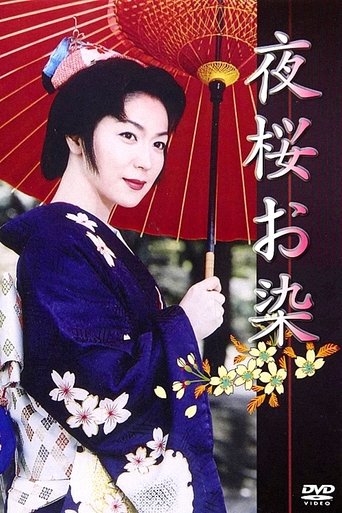 Night Cherry Blossom Dyeing Poster of Night Cherry Blossom Dyeing