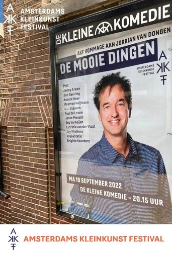 De Mooie Dingen: Hommage aan Jurrian van Dongen Poster of De Mooie Dingen: Hommage aan Jurrian van Dongen