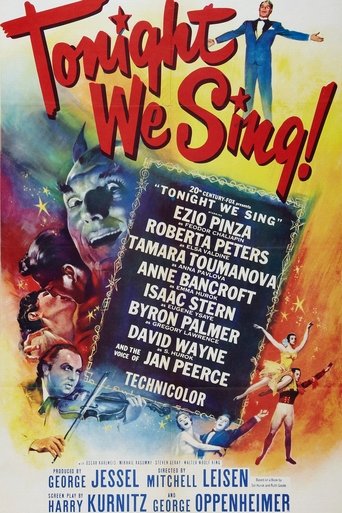 Tonight We Sing Poster of Tonight We Sing