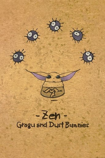 Zen - Grogu and Dust Bunnies Poster of Zen - Grogu and Dust Bunnies