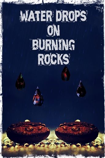 Water Drops on Burning Rocks Poster of Water Drops on Burning Rocks