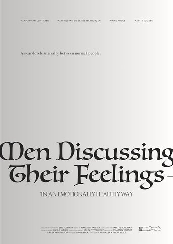 Men Discussing Their Feelings in an Emotionally Healthy Way Poster of Men Discussing Their Feelings in an Emotionally Healthy Way