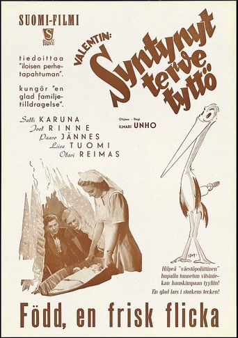 Syntynyt terve tyttö Poster of Syntynyt terve tyttö