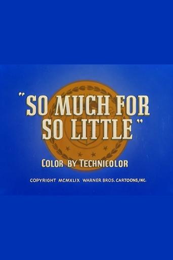 So Much for So Little Poster of So Much for So Little
