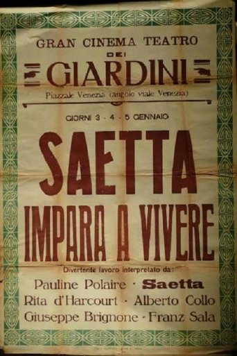 Saetta impara a vivere Poster of Saetta impara a vivere