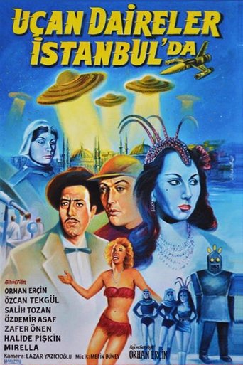 Flying Saucers Over Istanbul Poster of Flying Saucers Over Istanbul