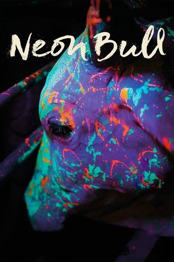 Neon Bull Poster of Neon Bull