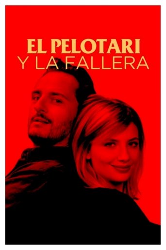 The Pelota Player and the Fallera Poster of The Pelota Player and the Fallera