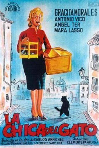 La chica del gato Poster of La chica del gato