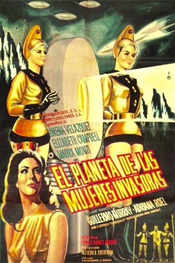 Planet of the Female Invaders Poster of Planet of the Female Invaders