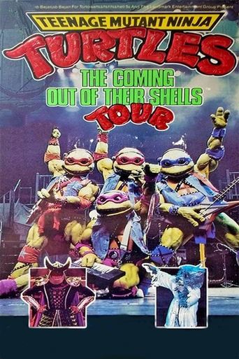 Teenage Mutant Ninja Turtles: The Coming Out of Their Shells Tour Poster of Teenage Mutant Ninja Turtles: The Coming Out of Their Shells Tour