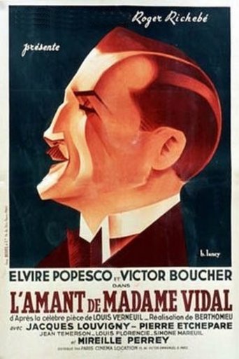 L'Amant de Madame Vidal Poster of L'Amant de Madame Vidal