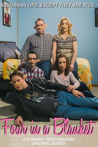 Four in a Blanket Poster of Four in a Blanket