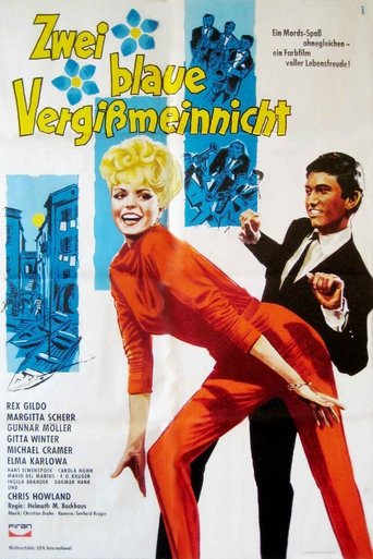 Zwei blaue Vergissmeinnicht Poster of Zwei blaue Vergissmeinnicht