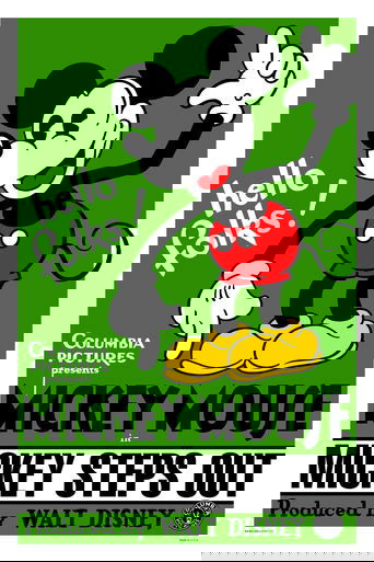 Mickey Steps Out Poster of Mickey Steps Out