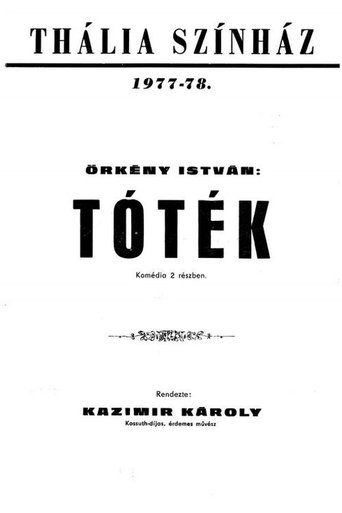 Örkény István: Tóték Poster of Örkény István: Tóték