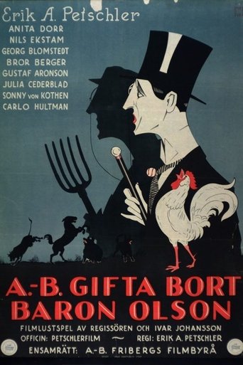 A.-B. gifta bort baron Olson Poster of A.-B. gifta bort baron Olson