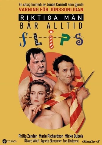 Riktiga män bär alltid slips Poster of Riktiga män bär alltid slips