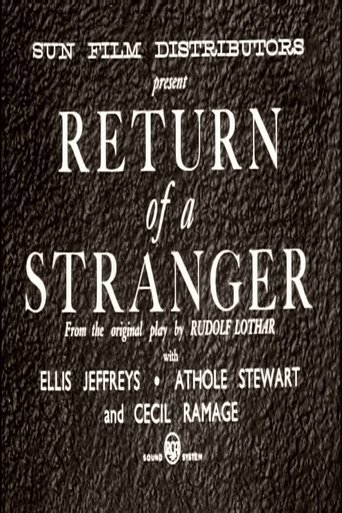 Return of a Stranger Poster of Return of a Stranger