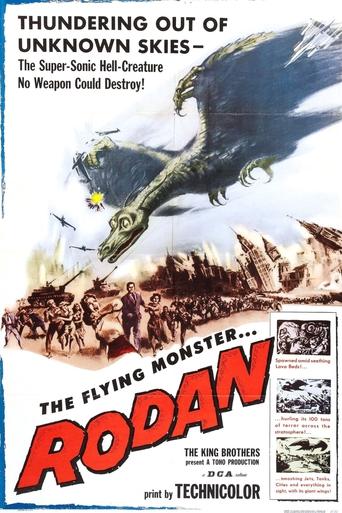Rodan! The Flying Monster! Poster of Rodan! The Flying Monster!
