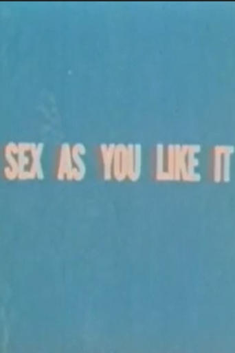 Sex as You Like It Poster of Sex as You Like It