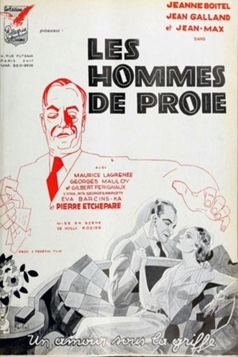 Les hommes de proie Poster of Les hommes de proie