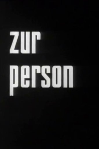 Zur Person Poster of Zur Person