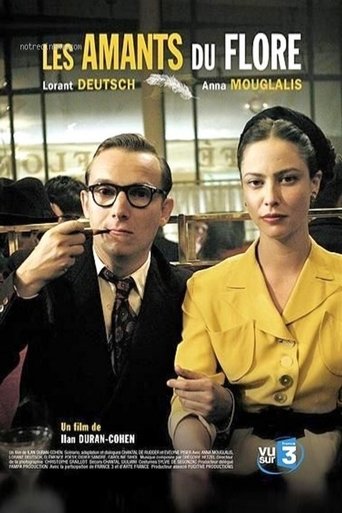 Lovers of the Café Flore Poster of Lovers of the Café Flore