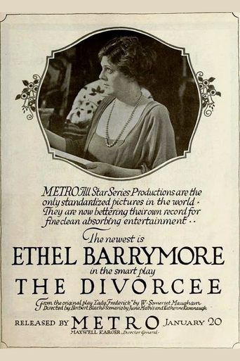 The Divorcee Poster of The Divorcee
