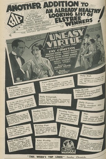 Uneasy Virtue Poster of Uneasy Virtue