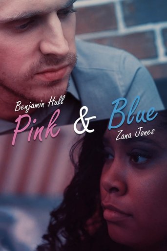 Pink & Blue Poster of Pink & Blue