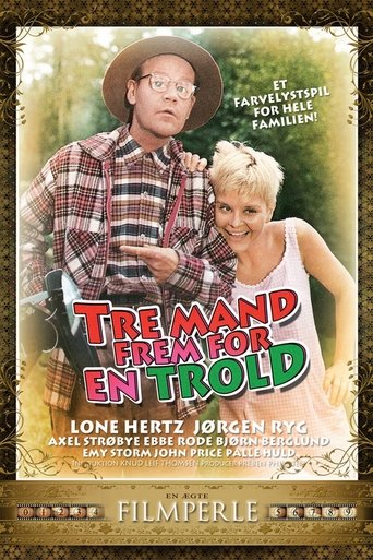 Tre mand frem for en trold Poster of Tre mand frem for en trold