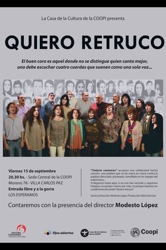 Todavia Cantamos: Coro Quiero Retruco Poster of Todavia Cantamos: Coro Quiero Retruco
