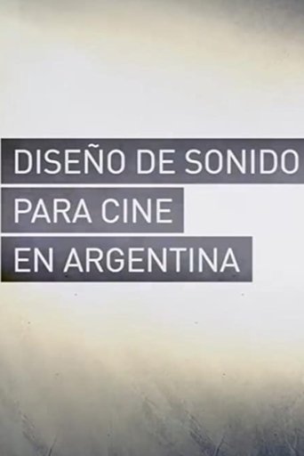 Diseño de Sonido para Cine en Argentina Poster of Diseño de Sonido para Cine en Argentina