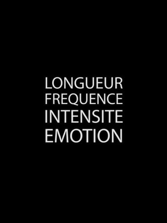 Longueur Fréquence Intensité Émotion Poster of Longueur Fréquence Intensité Émotion