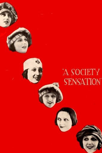 A Society Sensation Poster of A Society Sensation