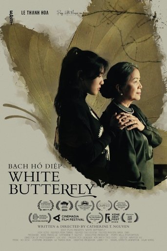 White Butterfly Poster of White Butterfly