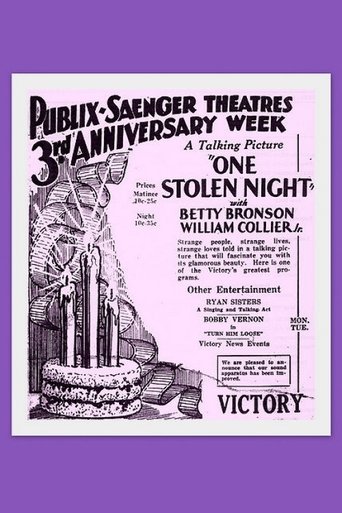 One Stolen Night Poster of One Stolen Night